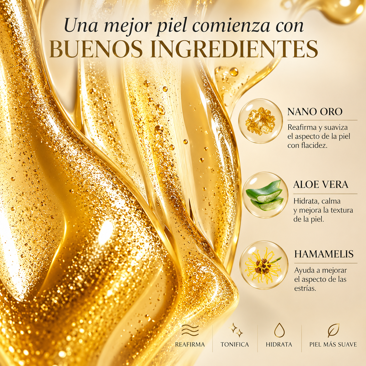 Velcella Gel Oro Reafirmante Crio-Termo